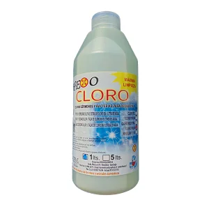 Cloro hogar 3% concentración 1 lt