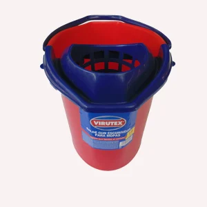 Balde Virutex con escurridor 14 lts