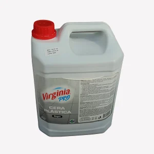 Cera plástica Virginia pro negra 5 lts
