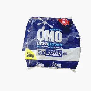 Detregente en polvo omo 800 grs