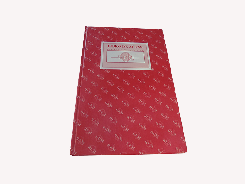 LIBRO DE ACTAS CUADRICULADO 100 HOJAS