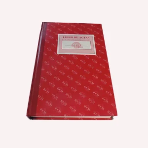 Libro de actas 400 hojas composición