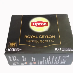 Té Lipton royal ceylan caja negra 100 u