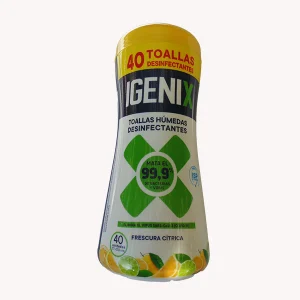 Toallas desinfectantes Igenix frasco 40 u