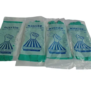 Guantes de super nitrilo verdes