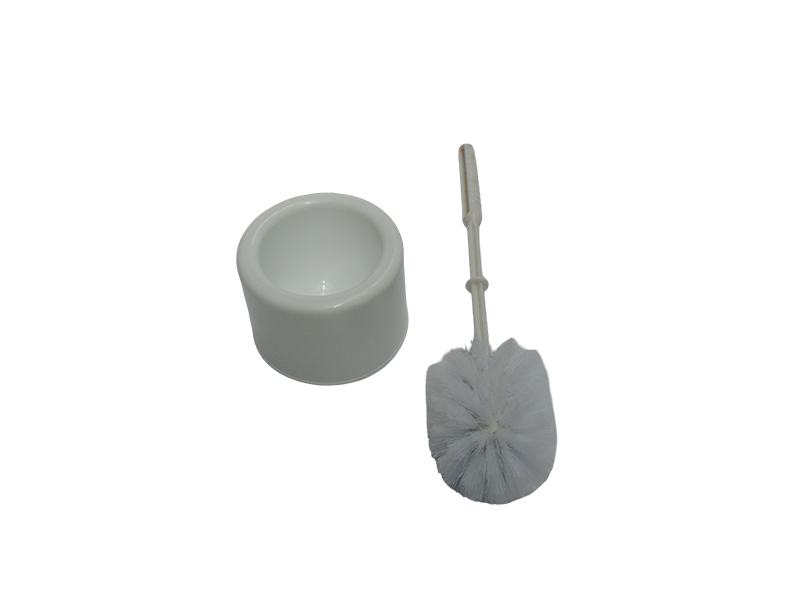 Escobilla con base para limpiar el wc