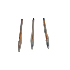 lápiz-pasta-bic-punta-fina-colores-azul-rojo-negro